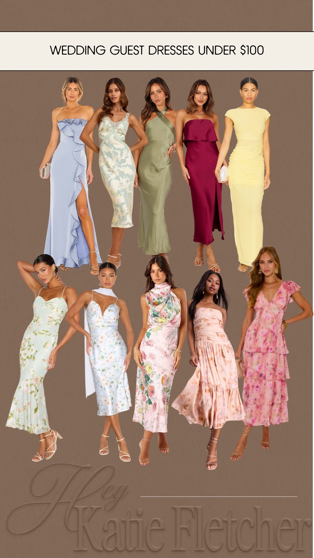 Spring wedding guest dresses under $100!

#LTKWedding #LTKSaleAlert