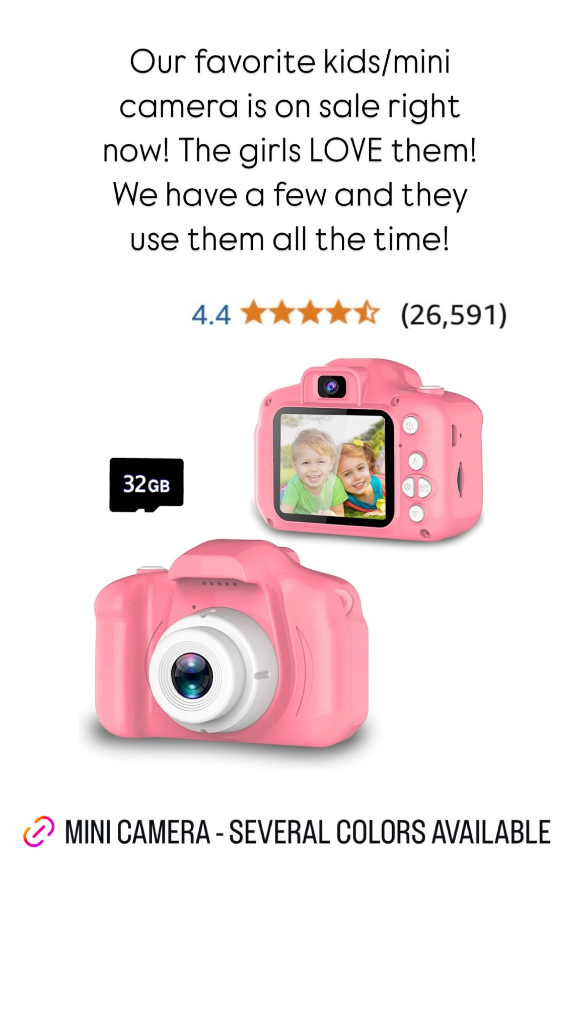 Love that our favorite kids/mini camera is on sale now! Such a great camera for littles! 📷 

#LTKSaleAlert #LTKFamily #LTKKids