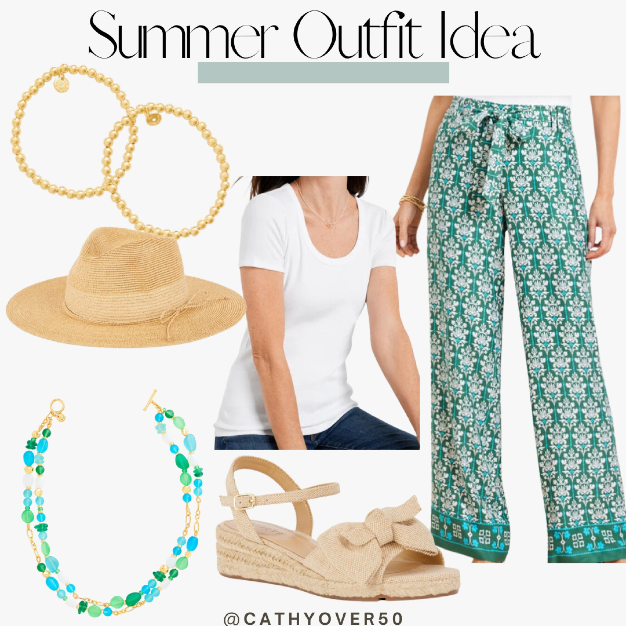 Talbots summer outfit idea! Buy one get one 50% off!
#talbots
#summeroutfit
#greenoutfit
#petiteoutfit
#plussizeoutfit
#widelegpants
#midlife
#ltkover50
#ltkcanada

#LTKSaleAlert #LTKPlusSize #LTKOver40