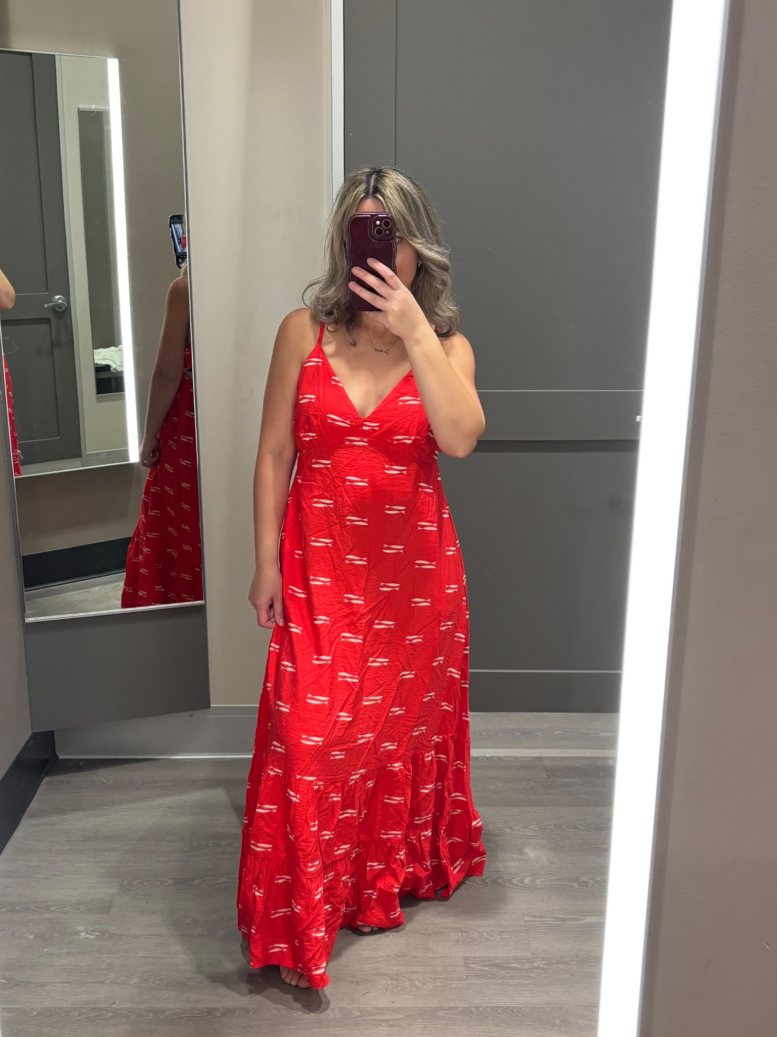 wearing S! On sale $24 

#targerstyle #momstyle #targettryon #tryon #targetdress #targetfinds #4thofjulydress #reddress #vacationdress #tryonhaul #maxireddress #resortdress #4thofjuly #memorialdaydress #targetsale #dressesunder40 #styletip #outiftideas #style #affordablestyle #summerdress #memorialdaysale

#LTKStyleTip #LTKSaleAlert #LTKFindsUnder50