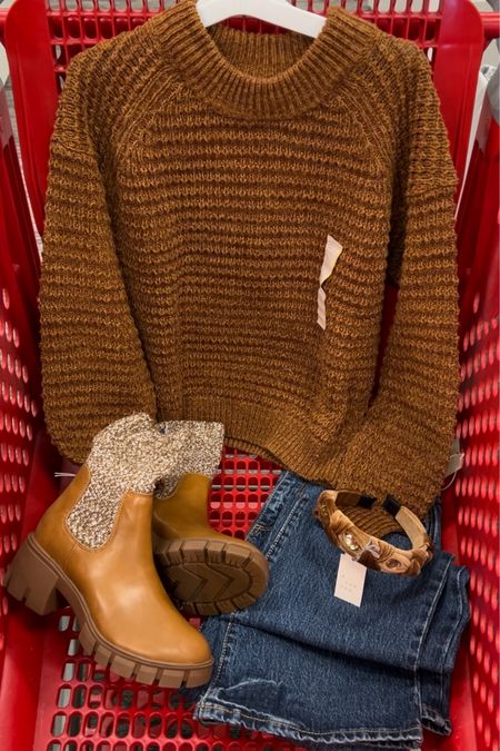 Target crewneck sweater 20% off! Soft and fits tts. #targetstyle 

#LTKstyletip #LTKunder50 #LTKsalealert