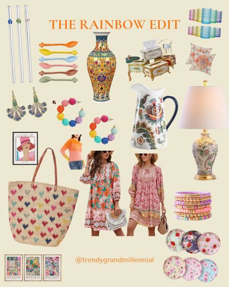 All of the Grandmillennial Amazon finds! Rainbow Edit. 

Chinoiserie, cocktail dress, fall fashion, fall decor, wedding guest, classic fashion, green colored glass, Amazon deals, Amazon prime day, French fashion, preppy, Ginger jars, casual dresses, pretty glasses, printed pillows, lamps, clean home, bright aesthetic, colorful aesthetic, coastal home, coastal grandmother 




#LTKhome #LTKfindsunder100 #LTKsalealert