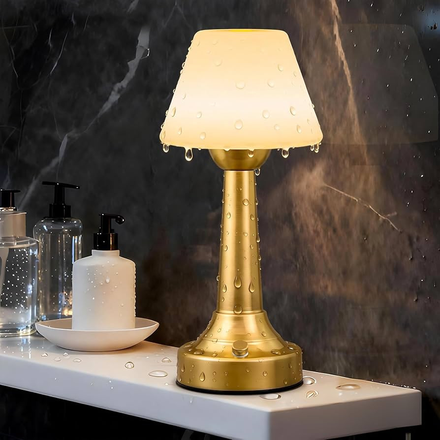 TRRMEZY Shower Lamp Waterproof Bathroom Lamp for Inside Shower Bathtub, 18-Hour Rechargeable Cordless Shower Light, 3-Color Temps\u200b Touch Dimmable Light, Small Relaxing Spa Night Lamp for Bathroom - Amazon.com | Amazon (US)