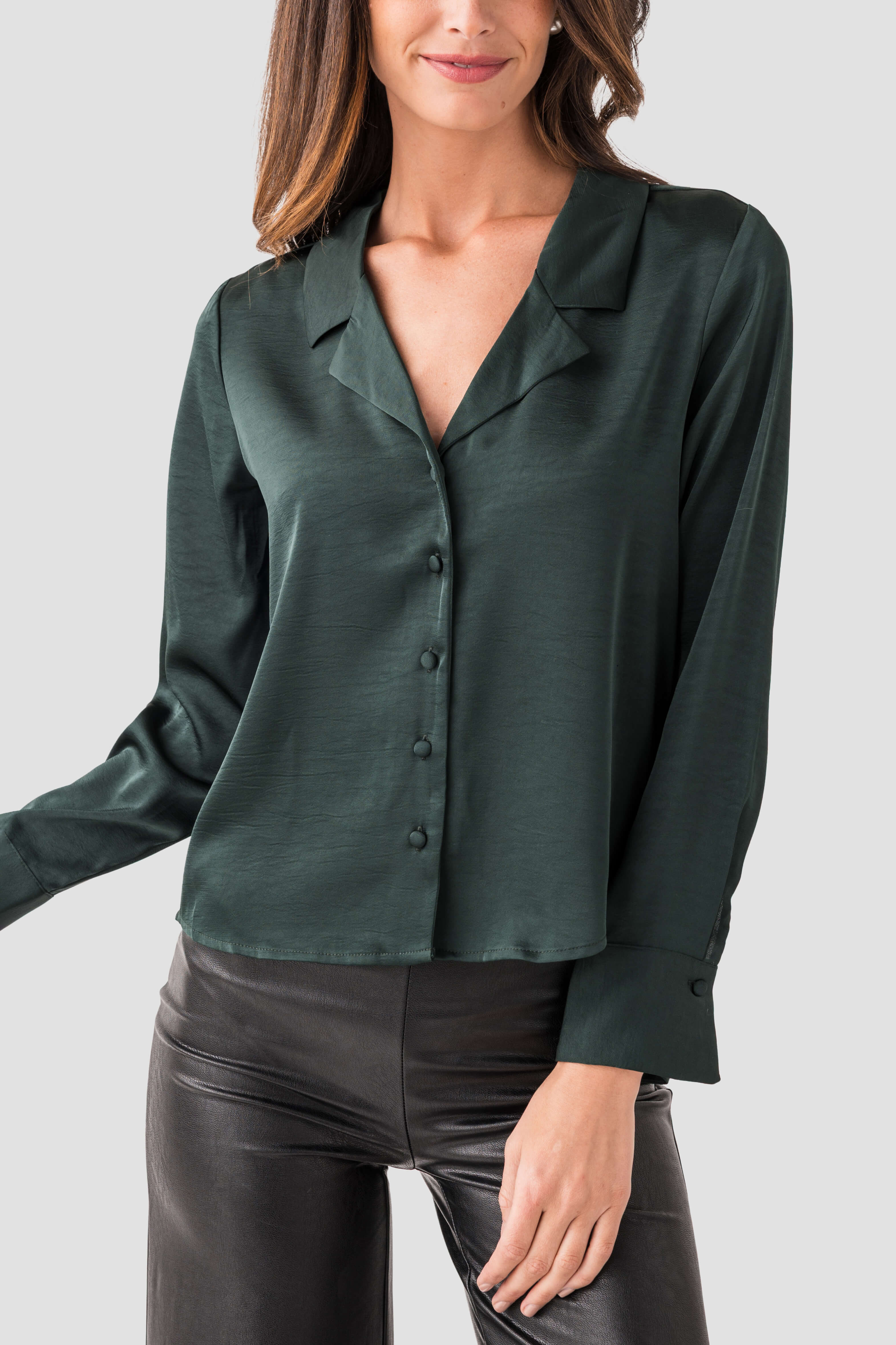 Z Supply Ana Satin Top | Social Threads