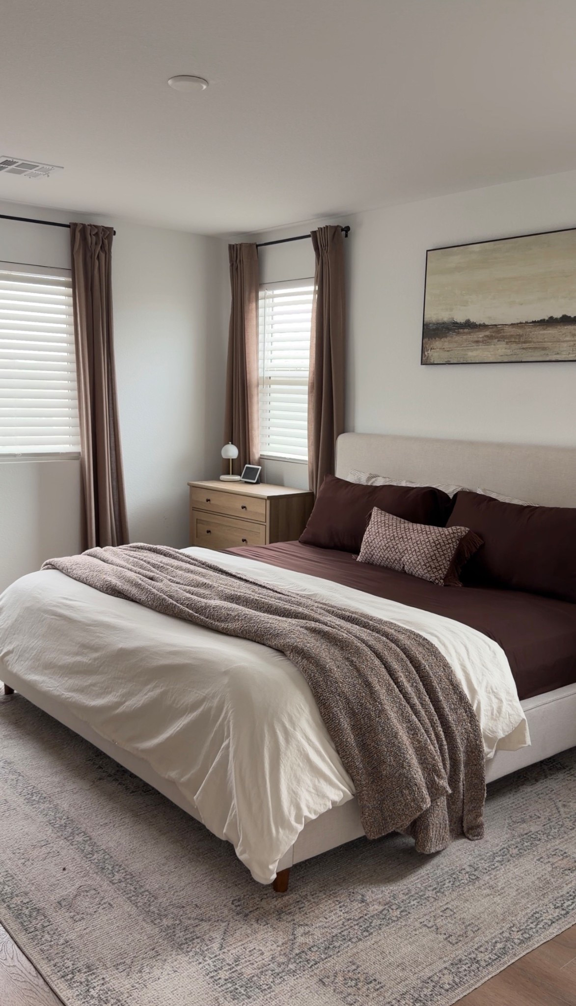 Bedroom refresh! Brown sheets under $25 🤎

#LTKHome #LTKvlog #LTKdayinmylife