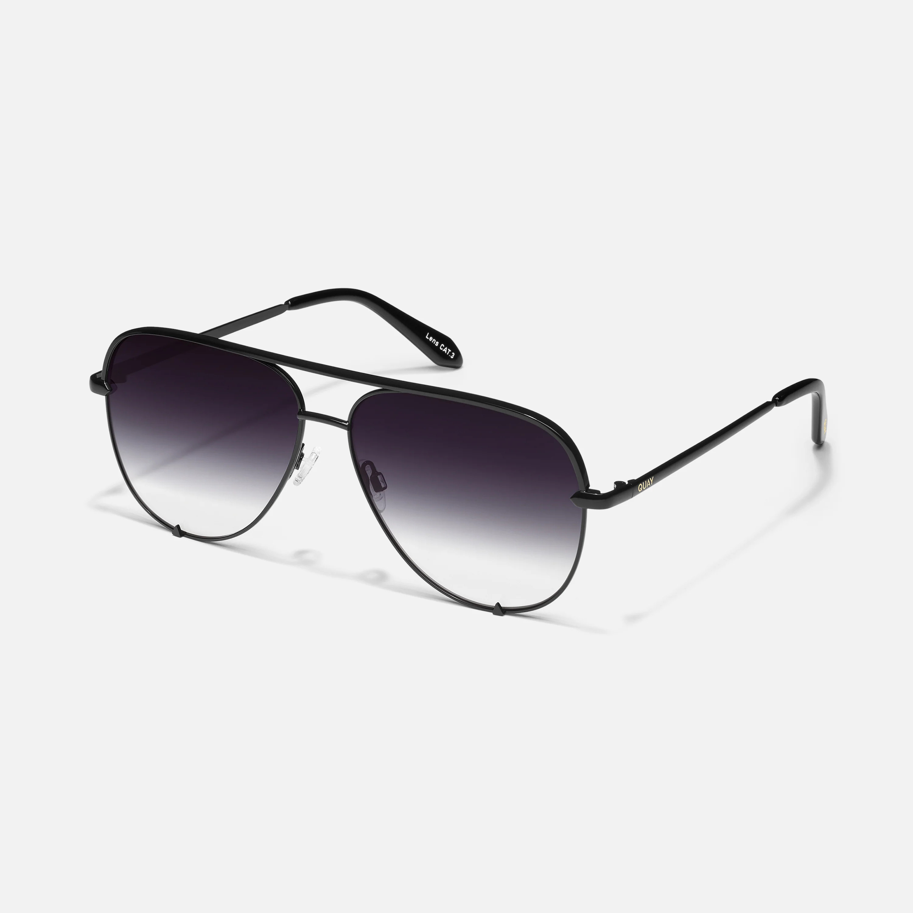 HIGH KEY EXTRA LARGE - SILVER/GREY LIGHT TURQUOISE | Quay Australia