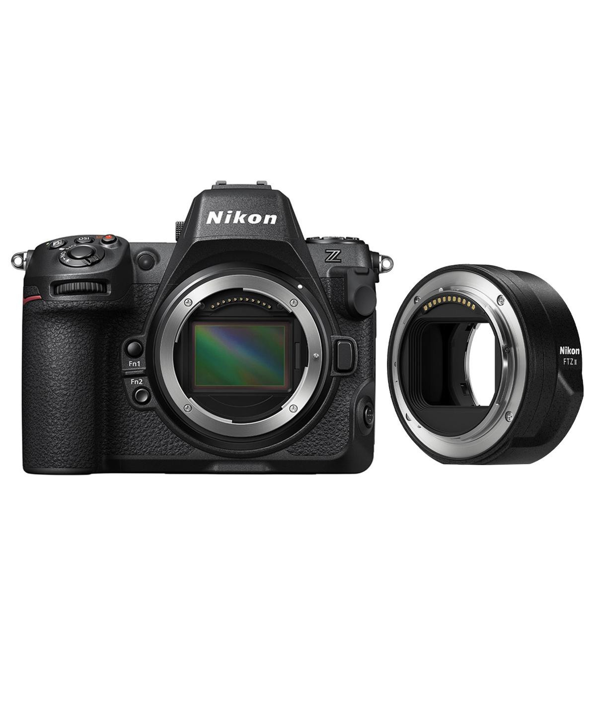 Nikon Z8 Mirrorless Camera with Ftz Ii Mount Adapter - Black | Macy's
