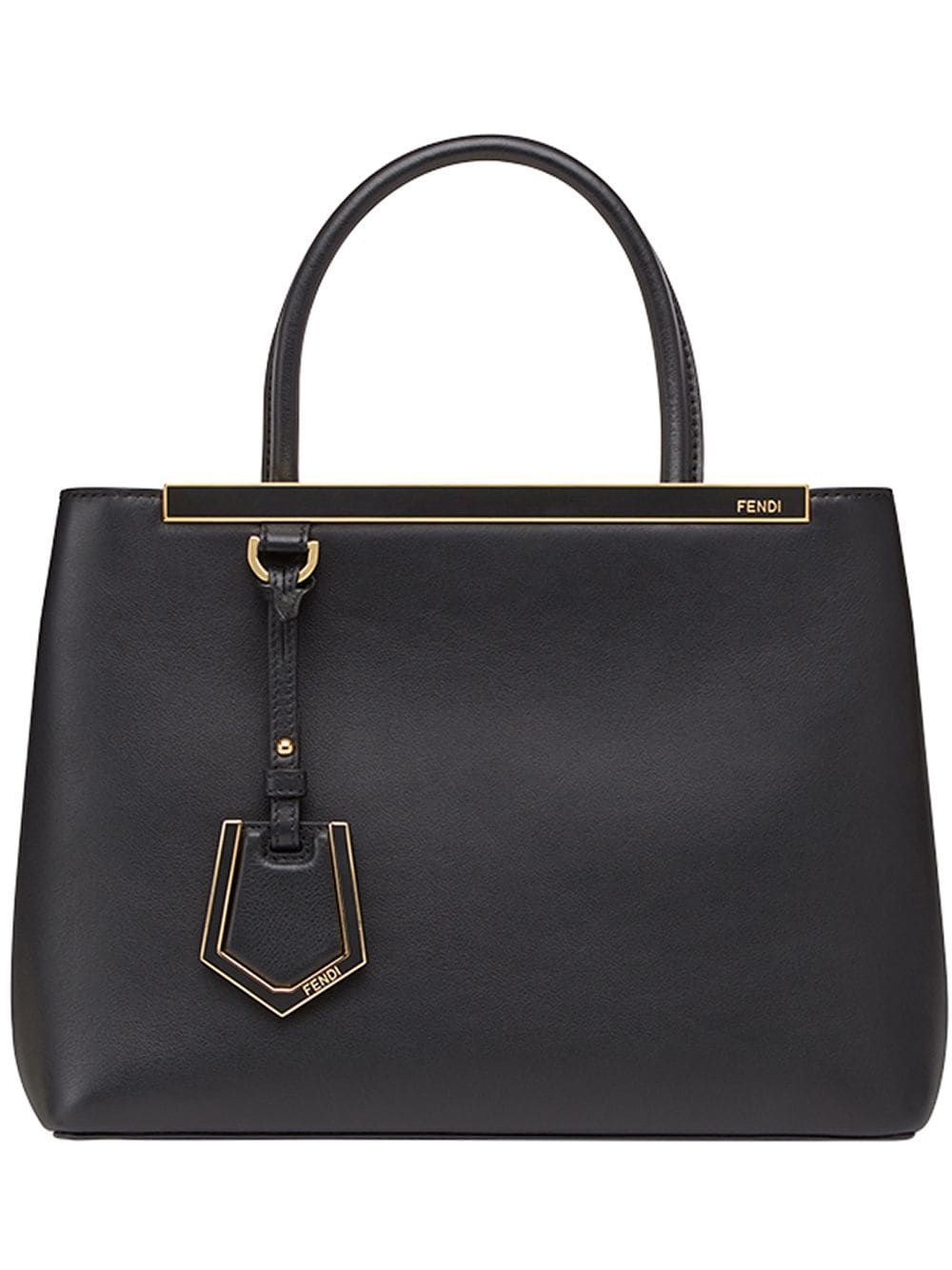 Fendi 2Jours tote - Black | FarFetch US