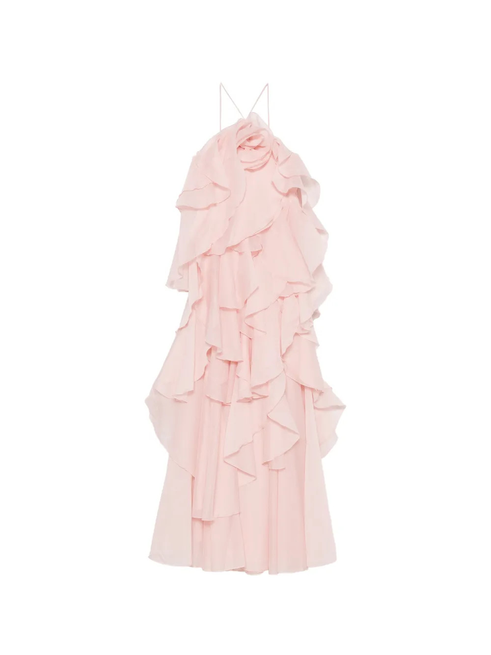 Aje Abito Lungo Pandorea Con Ruches | Rosa | FARFETCH IT | Farfetch Global