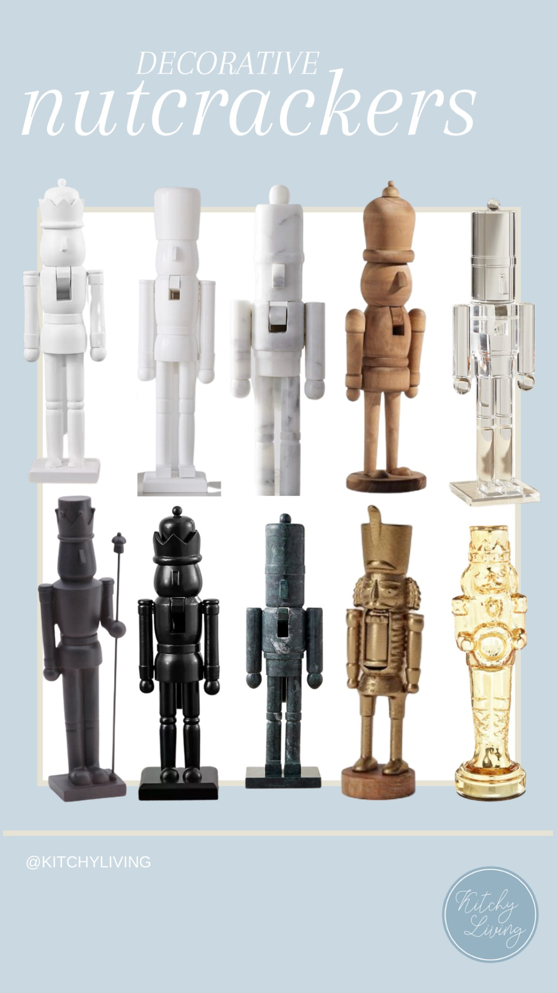 Decorative Neutral Nutcrackers #holidaydecor #christmasdecor #nutcracker 

#LTKHoliday #LTKSeasonal #LTKhome
