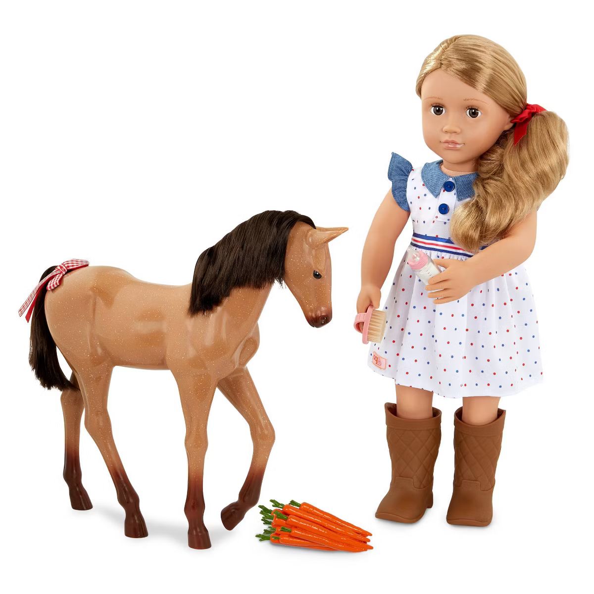 Our Generation Shelley with Foal 18" Doll & Horse Set | Target