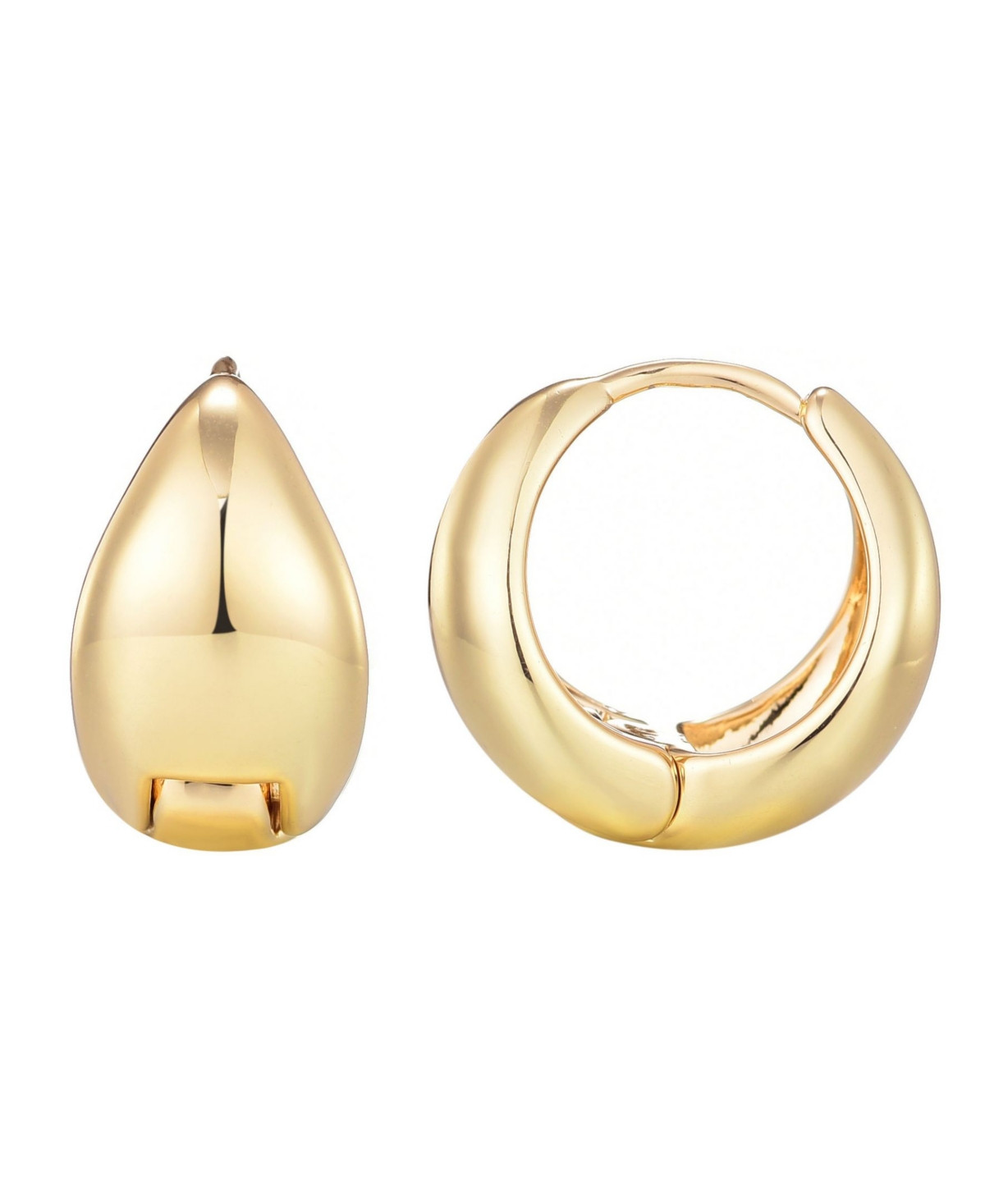 Adornia Gold Plated Purse Hoop Earrings - Gold | Macy's