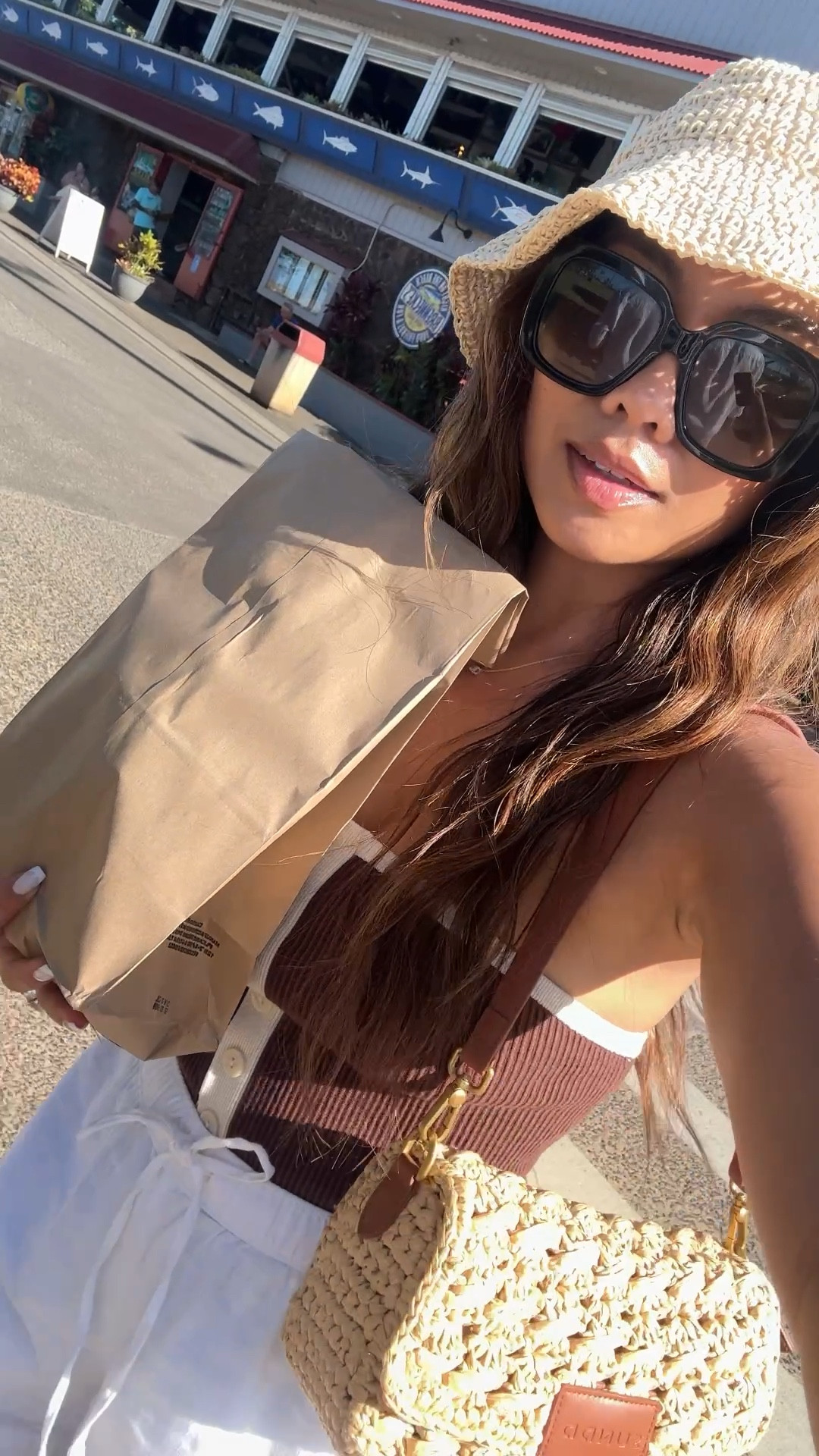 Must try in Kauai - puka dog!! 

Outfit details: 
Top and shorts on sale with code AFJEAN
top - tts, xs
Shorts - tts, xs
Sandals - tts 

#LTKTravel #LTKFindsUnder50 #LTKSaleAlert