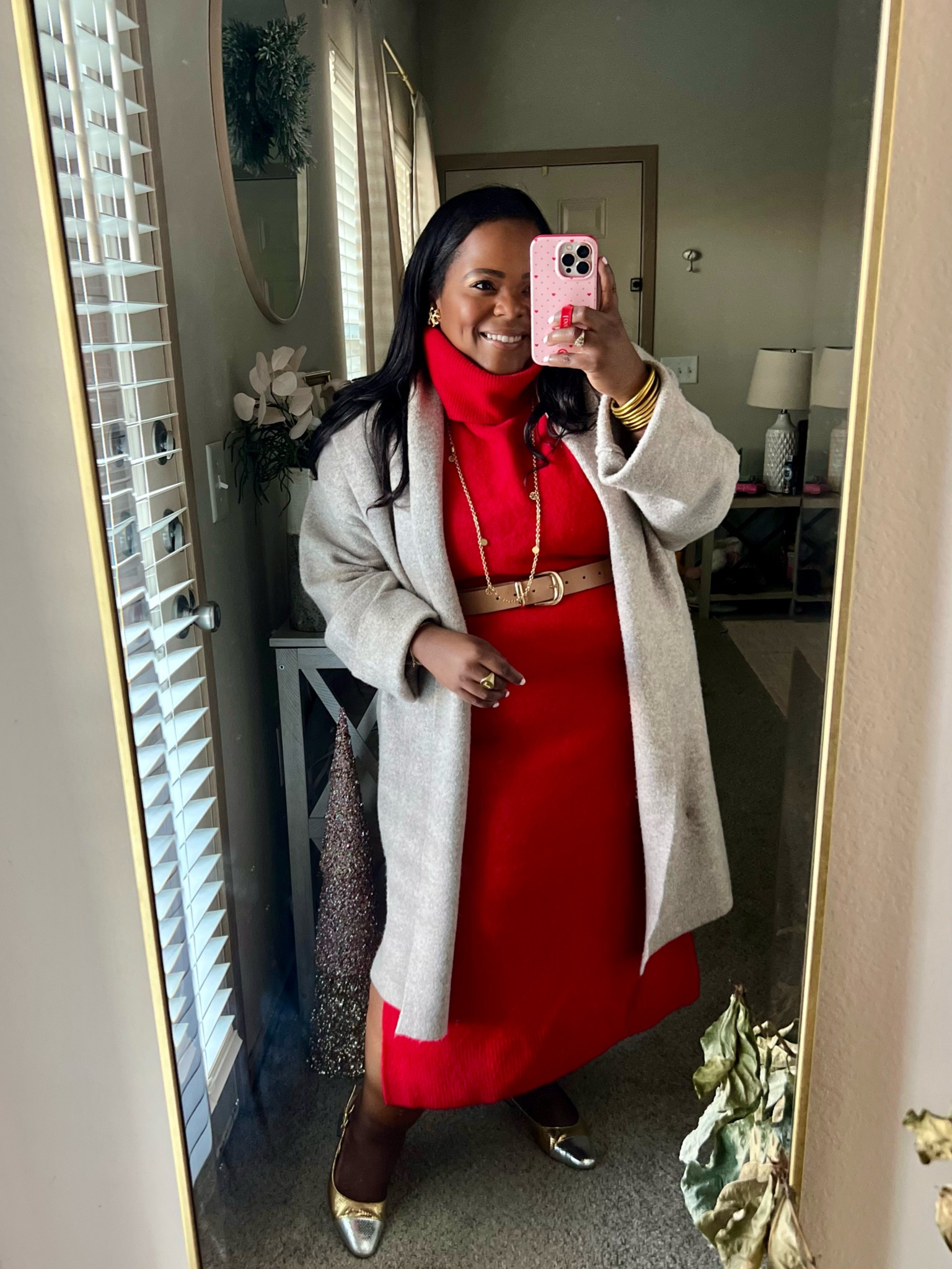 Baby, it’s cold outside! But my ootd is nice and warm!!! 🥰 

#LTKSaleAlert #LTKMidsize #LTKSeasonal