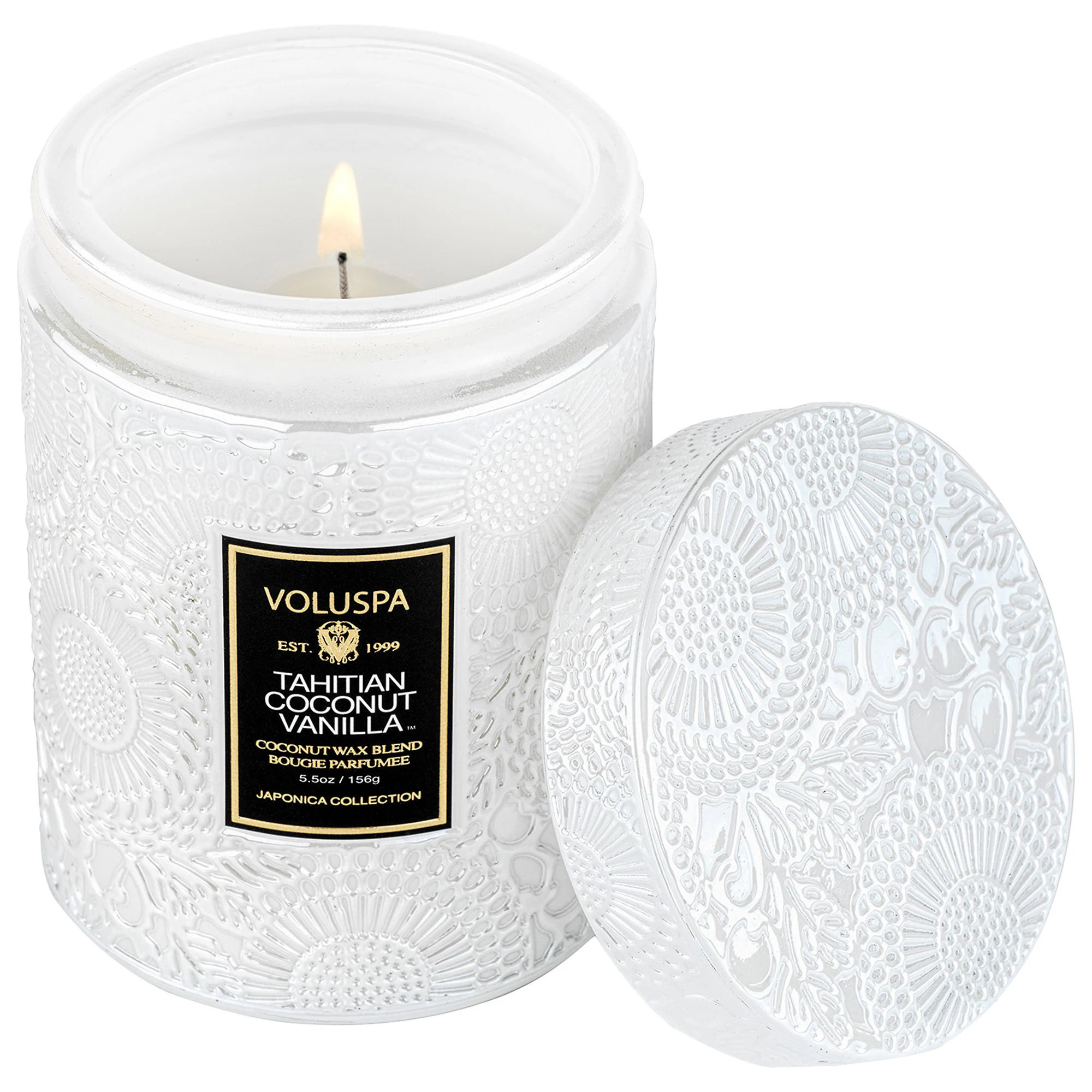 VOLUSPA Mini Tahitian Coconut Vanilla Glass Candle 5.5 oz/ 156 G 1-wick Candle | Sephora (US)