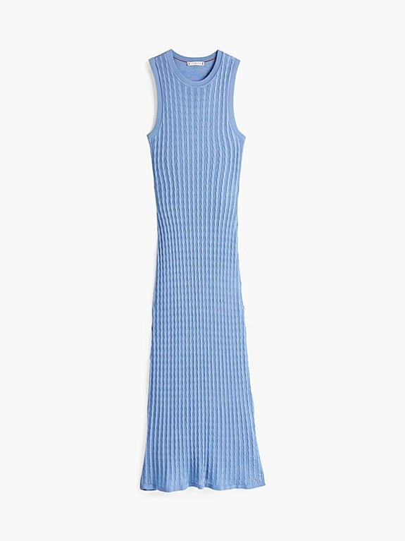 Slim Maxi Cable Knit Dress | Tommy Hilfiger UK