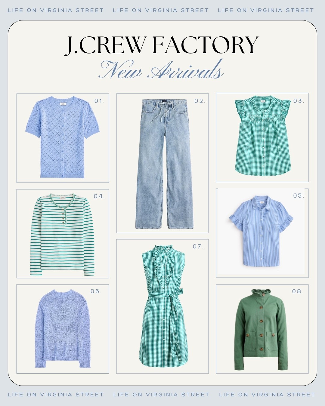 JCrew Factory - New Arrivals! 😍

J.Crew Factory, J.Crew Factory Finds, J.Crew Factory Style, J.Crew Factory Outfit, J.Crew Factory New Arrivals, J.Crew Factory Sale, J.Crew Factory Deals, J.Crew Factory Fashion, Women’s Fashion, Casual Style, Classic Style, Timeless Style, Coastal Style, Preppy Style, Classic American Style, Everyday Style, Elevated Basics, Capsule Wardrobe, Wardrobe Staples, Fall Fashion, Fall Outfit, Transitional Style, Layering Pieces, Weekend Outfit, Workwear, Business Casual, Office Outfit, Travel Outfit, Airport Outfit, Denim, Straight Leg Jeans, Wide Leg Jeans, Barrel Jeans, Cardigan, Crewneck Sweater, Cashmere Sweater, Knit Sweater, Button Down Shirt, Oxford Shirt, Striped Shirt, Graphic Tee, Basic Tee, Polo Sweater, Linen Shirt, Midi Dress, Sweater Dress, Maxi Dress, Blazer, Trench Coat, Quilted Jacket, Barn Jacket, Vest, Wide Leg Pants, Chino Pants, Tailored Pants, Everyday Jewelry, Ballet Flats, Loafers, Sneakers, Mary Jane Flats, Leather Tote, Crossbody Bag, Neutral Outfit, Chic Outfit, Effortless Style, Affordable Fashion, Classic Fashion, LTK Fashion, LTK Outfit Inspiration, Women Over 40 Style, Fall Wardrobe Essentials, Everyday Outfit Inspiration

#LTKootd #LTKU #LTKgrwm