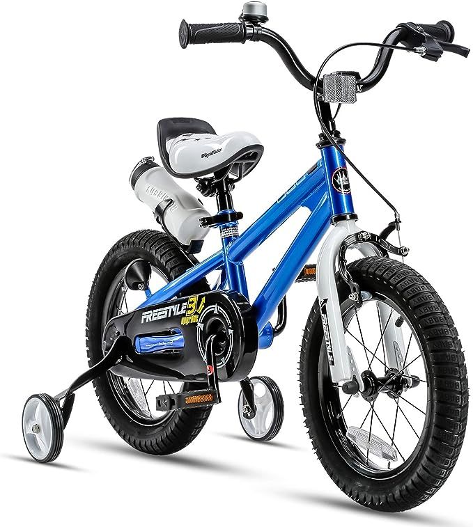 RoyalBaby Kids Bike Boys Girls Freestyle Bicycle 12 14 16 Inch with Training Wheels, 16 18 20 wit... | Amazon (US)