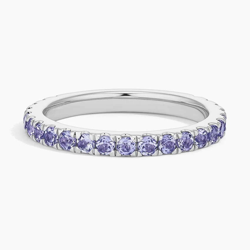 Lila Tanzanite Ring in 14K White Gold | Brilliant Earth