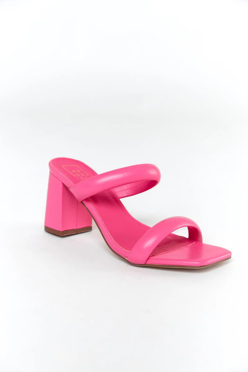 BuddyLove X ShuShop | Farah Heels | Bright Pink | BuddyLove