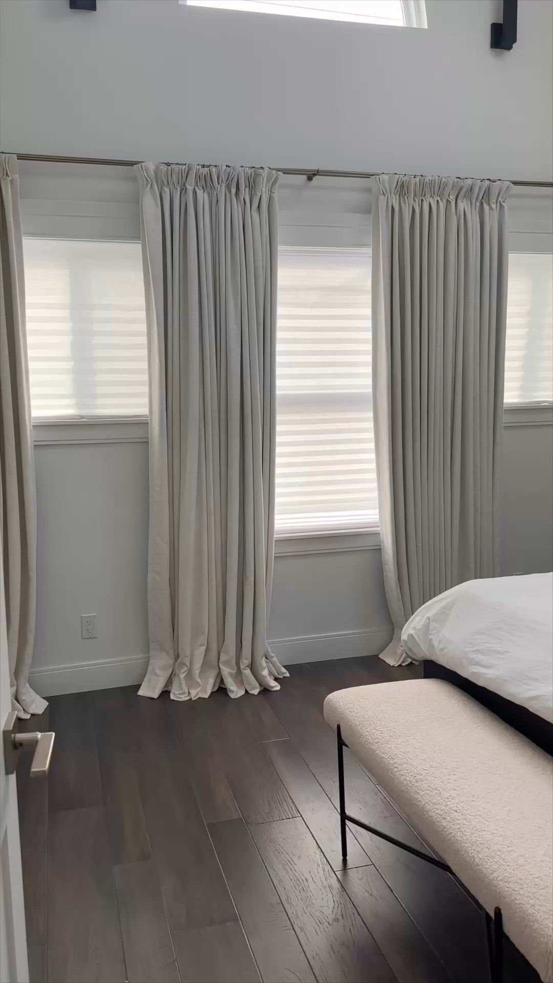 My new TwoPages curtains have completely transformed my bedroom! These are the Liz Linen Drape Pleated in Ivory White with Blackout Thermal lining #twopageshome #twopagescurtains 

#LTKHome #LTKmomlife