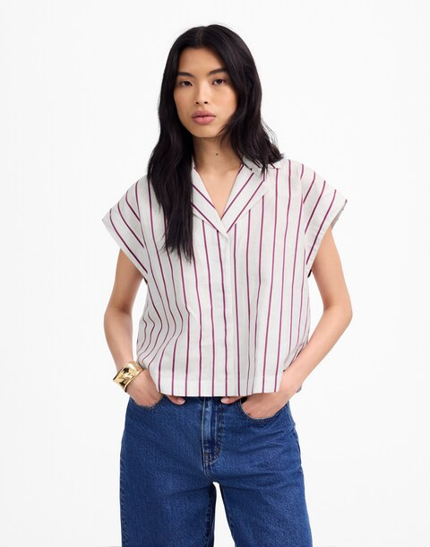 Resort-Collar Shirt in Linen-Cotton | Madewell