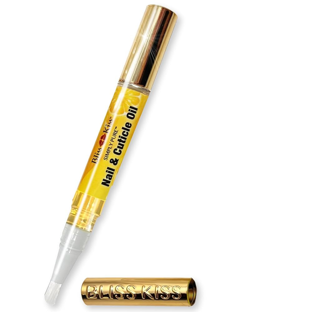 Bliss Kiss | 1 Crisp Fragrance | Nail Oil Cuticle Pen w/Vitamin E & Jojoba⏤Nail Strengthener Na... | Amazon (US)