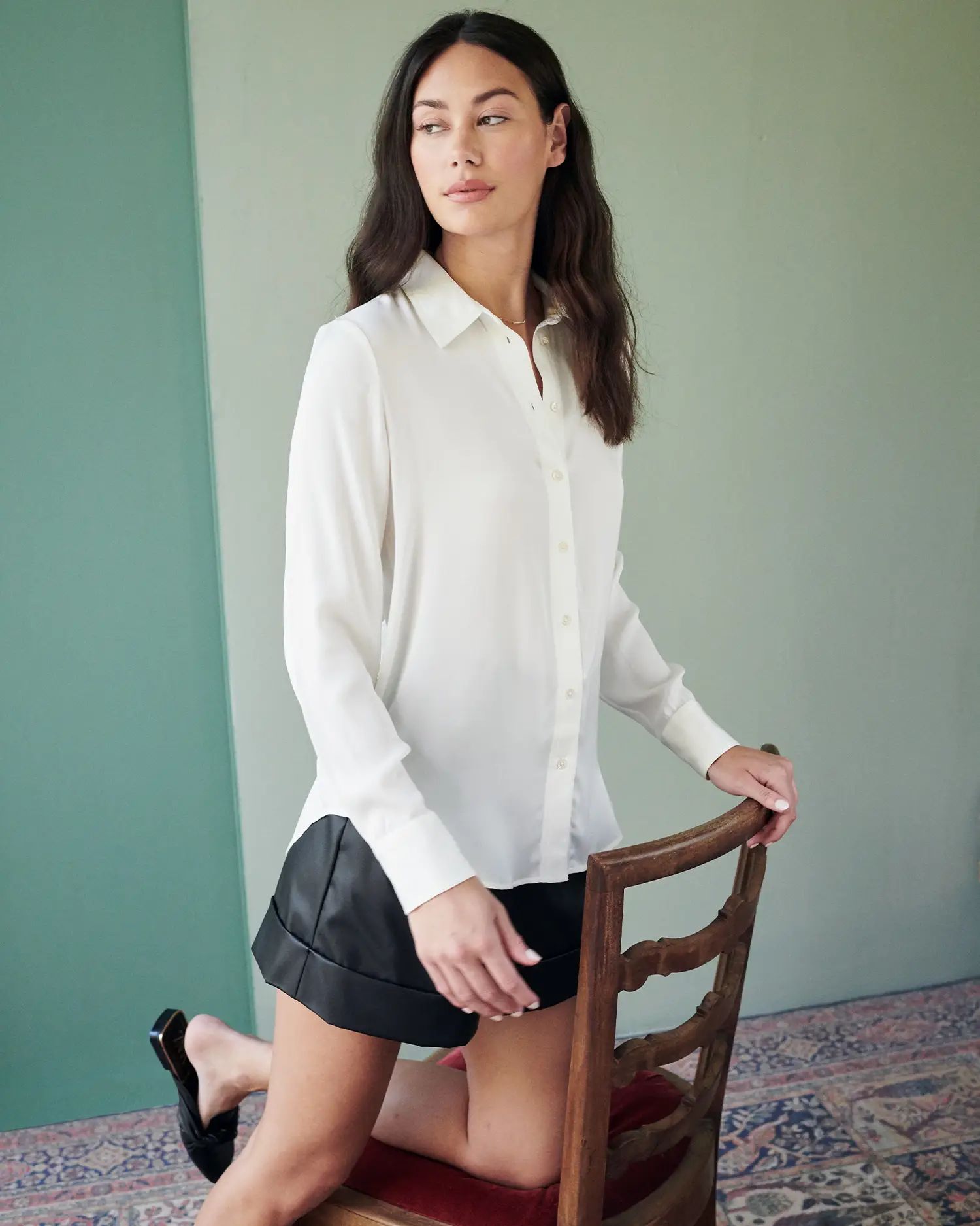 Washable Stretch Silk Blouse | Quince | Quince
