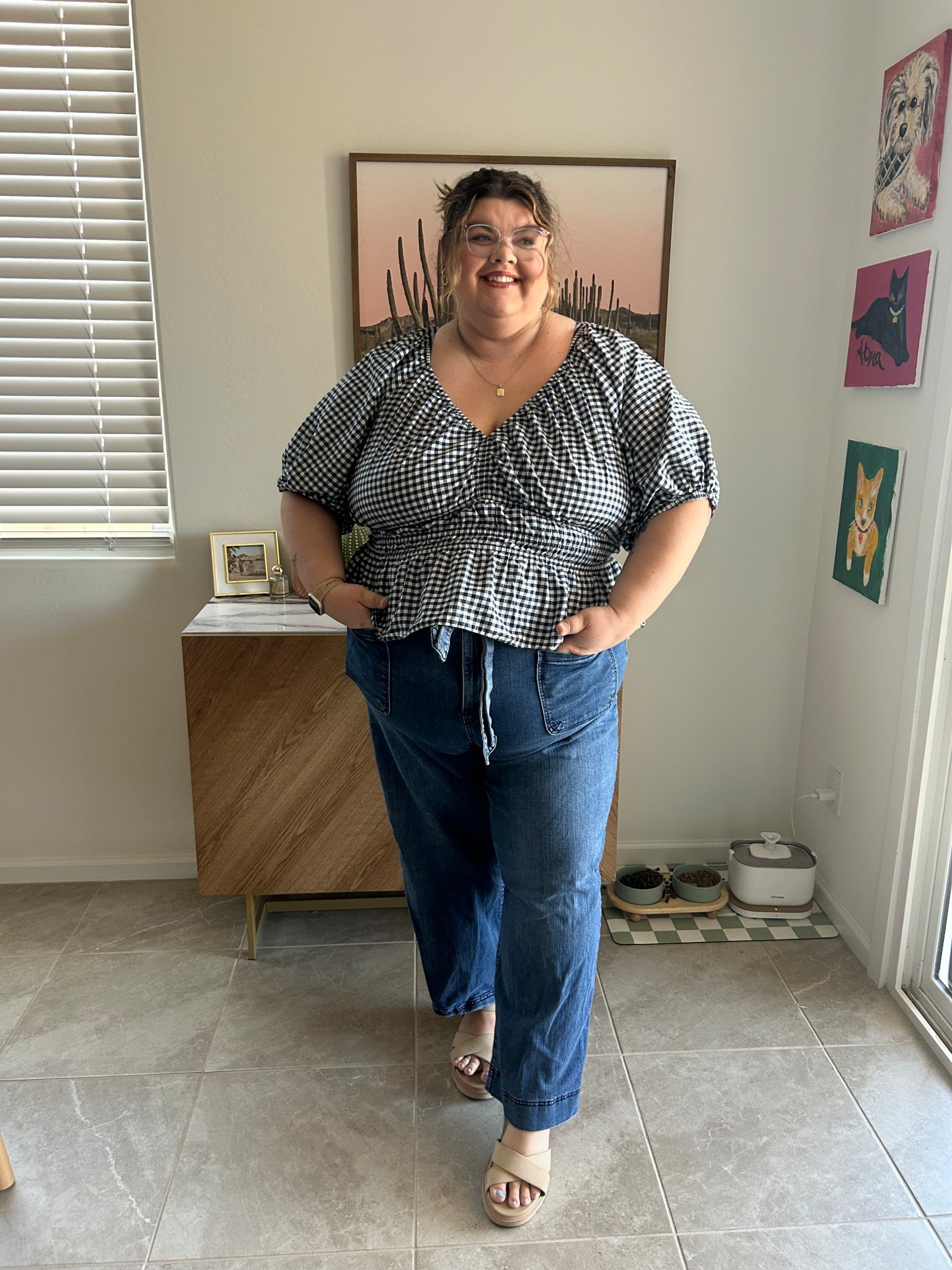 Peplum gingham top vibes ✨

#LTKStyleTip #LTKPlusSize #LTKWorkwear