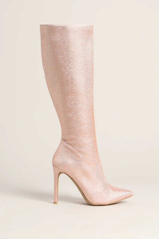 Steal The Night Rhinestone Boots | Windsor Stores