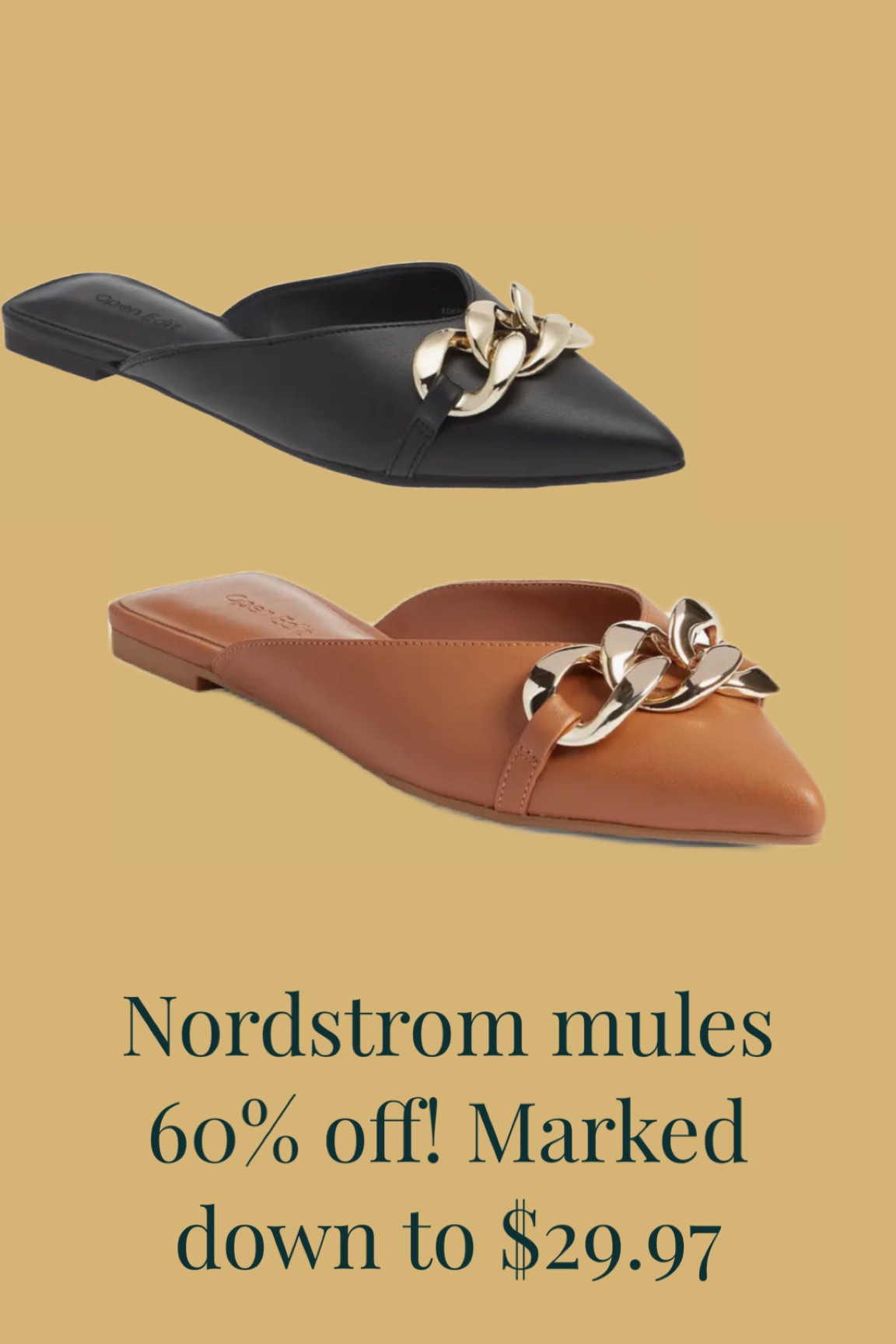 These mules are one of my favorite finds from the Nordstrom sale and now they’re 60% off! They fit TTS  

#LTKsalealert #LTKshoecrush #LTKfindsunder50