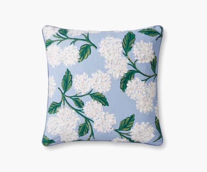 Hydrangea Embellished Pillow | Rifle Paper Co.