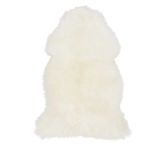 Single-Pelt Sheepskin Rug - Ivory | Pottery Barn (US)