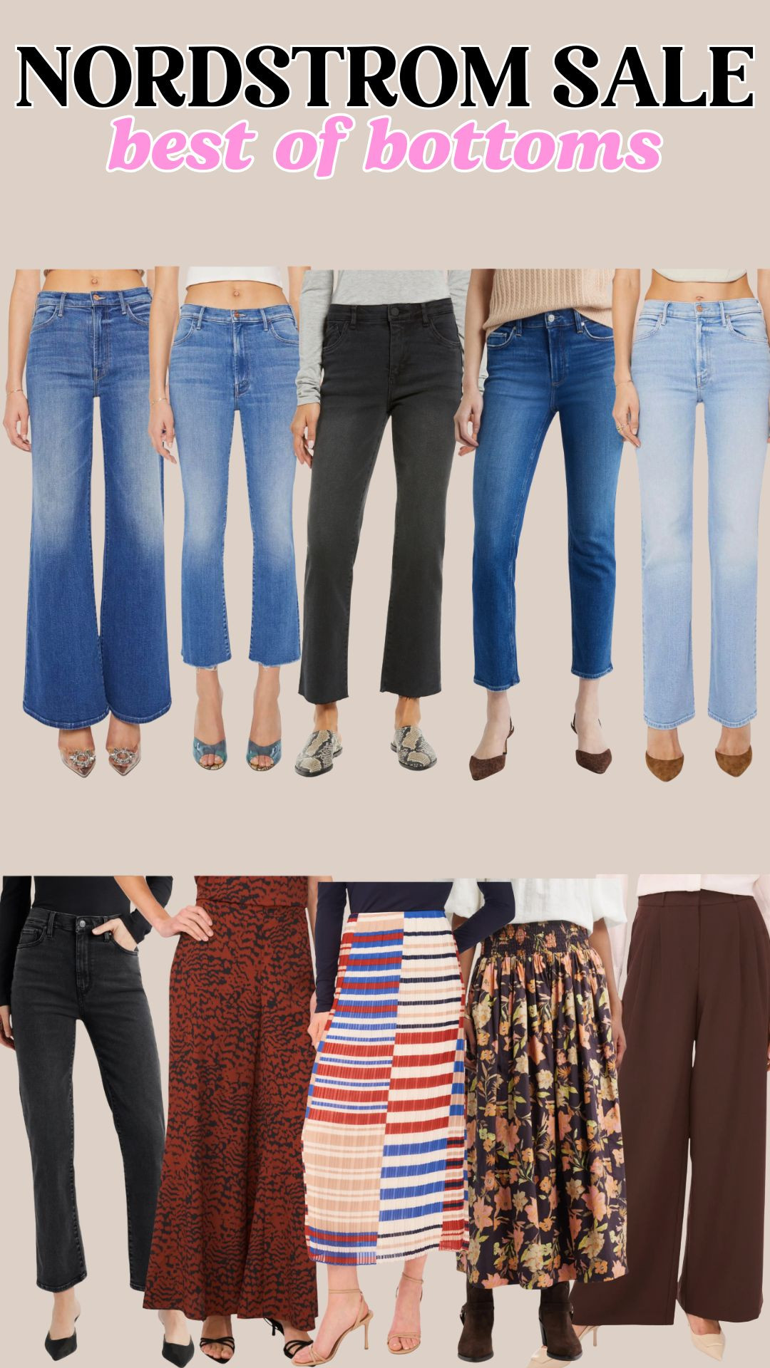 Nordstrom sale - best of bottoms

#LTKFindsUnder50 #LTKSaleAlert #LTKFindsUnder100