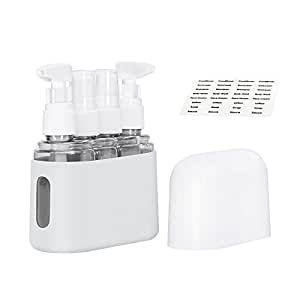 Travel Bottles, Leak Proof Containers For Toiletries TSA Approved Airplane Accessories Kits For L... | Amazon (US)