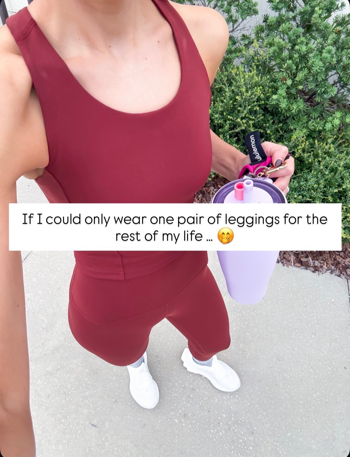 Lululemon matching set. Tank top in sz 2 and align leggings in sz 0. Alo sneakers are TTS. Weightlifting outfit. Workout outfit. Brumate era 40 oz, leak proof cup. Lululemon gloves. 


#LTKFindsUnder50 #LTKShoeCrush #LTKActive