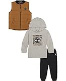 Timberland baby-boys 3 Pieces Puffy Vest Set | Amazon (US)