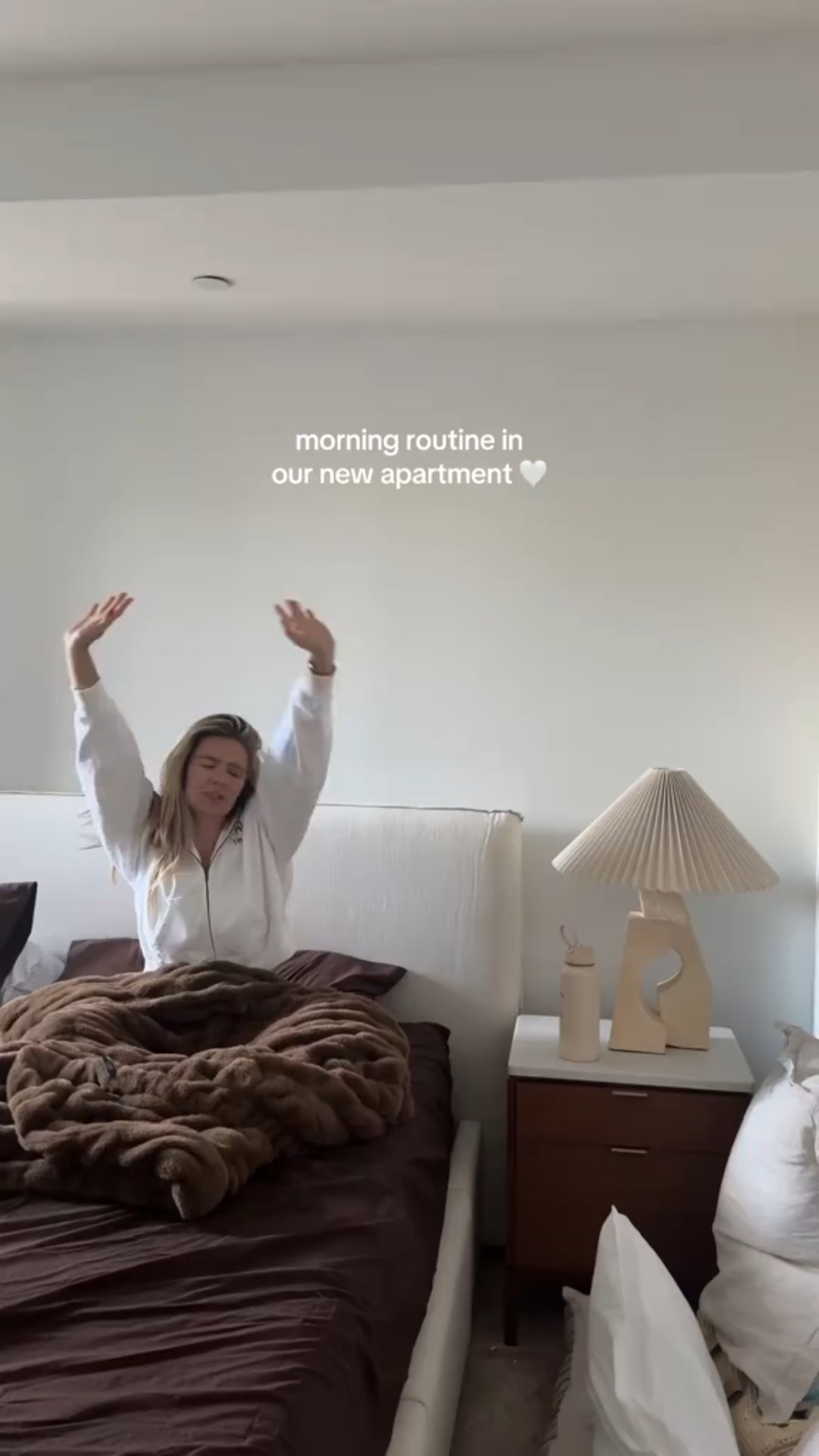 morning routine in our new apartment 🤍 

 #LTKStyleTip #LTKFindsUnder100 #LTKSeasonal