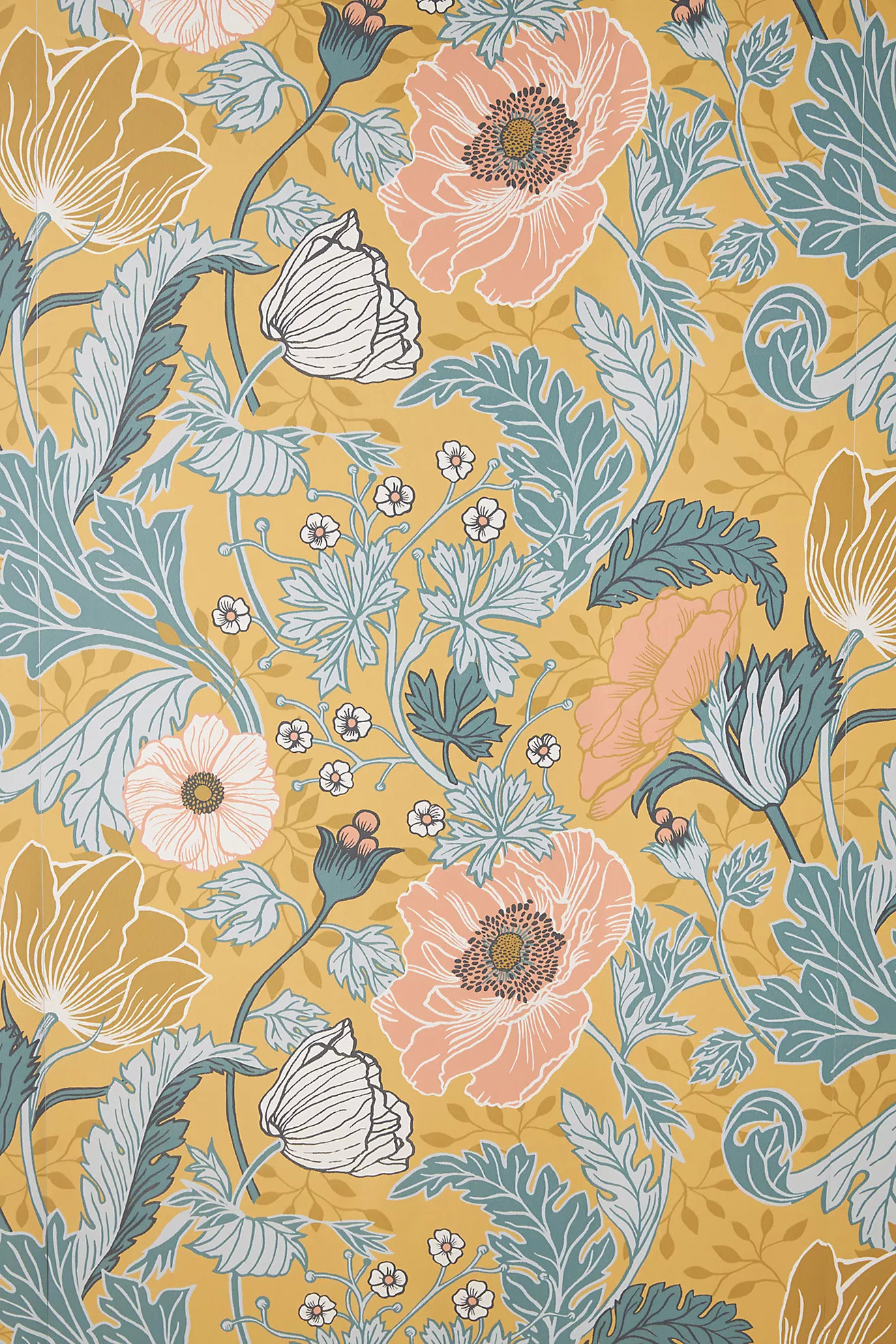 Anemone Wallpaper | Anthropologie (US)