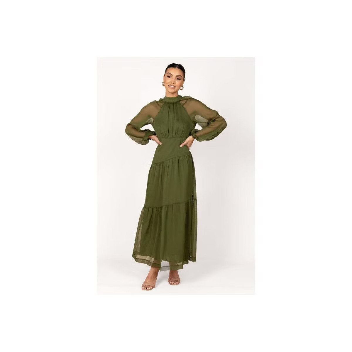 Petal and Pup Julip Sheer Long Sleeve Maxi Dress | Target
