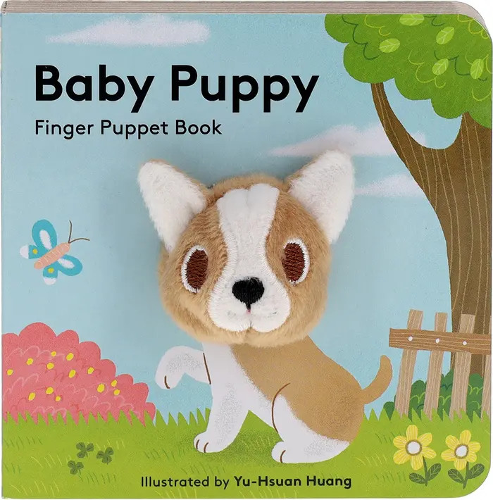 'Baby Puppy' Finger Puppet Board Book | Nordstrom