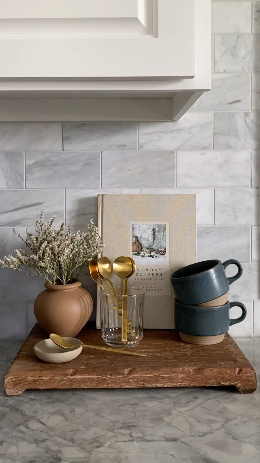 #coffeebar #coffeestation #traystyling #woodriser