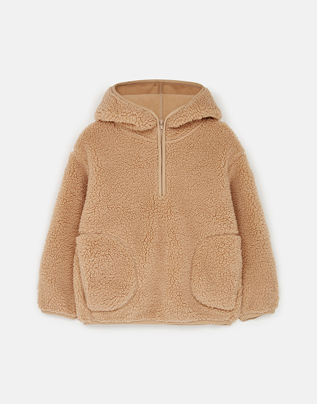 Kids Industry Fleece in Sandstone | Gym + Coffee UK & IE - Accelerate - UK