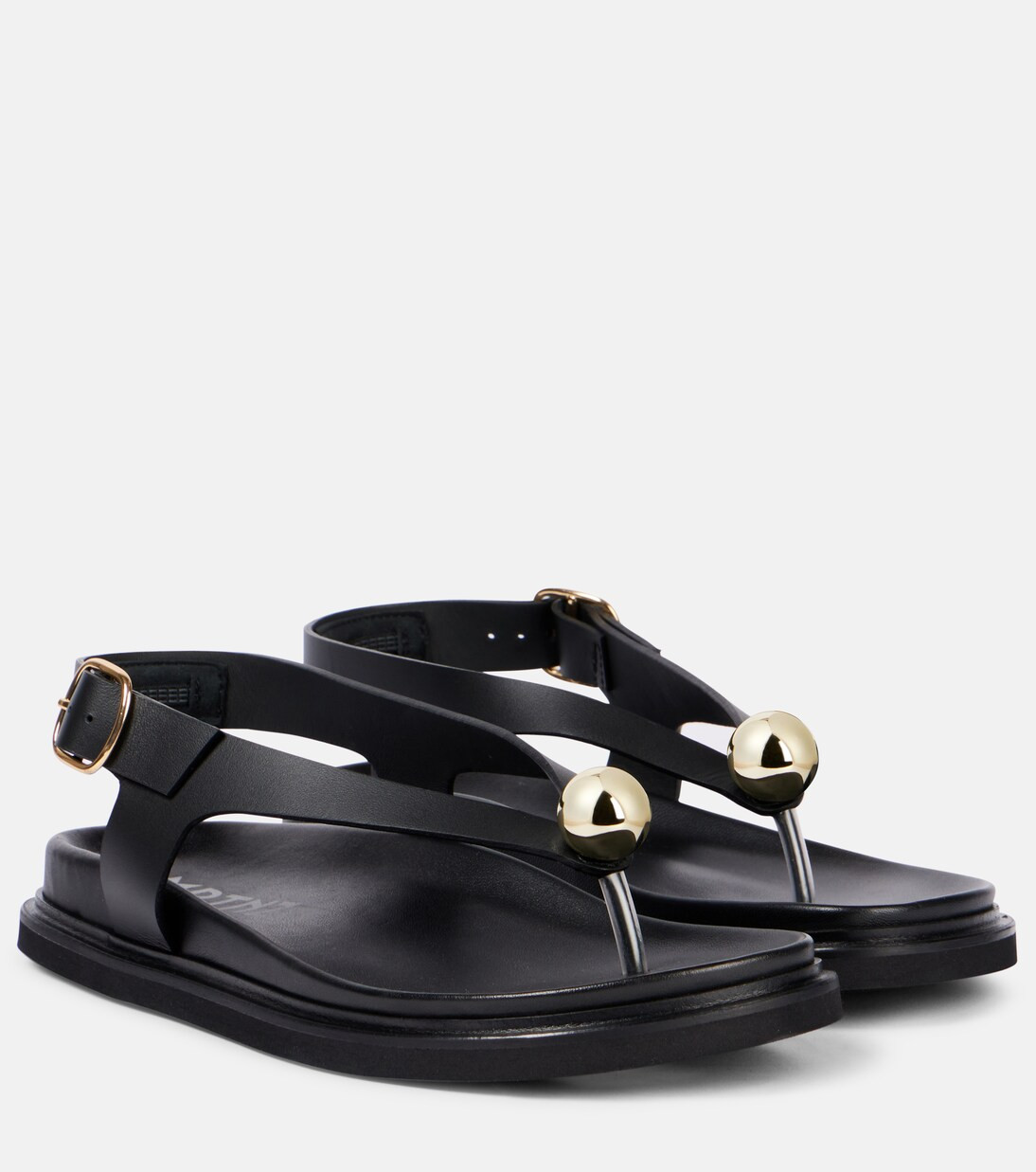 Spiaggia embellished leather sandals | Mytheresa (UK)