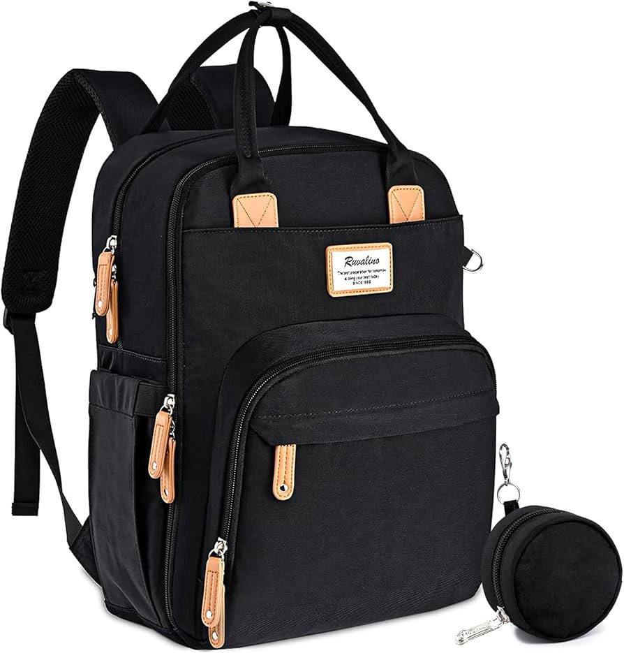 RUVALINO Diaper Bag Backpack, Multifunction Travel Back Pack Maternity Baby Changing Bags, Large ... | Amazon (US)