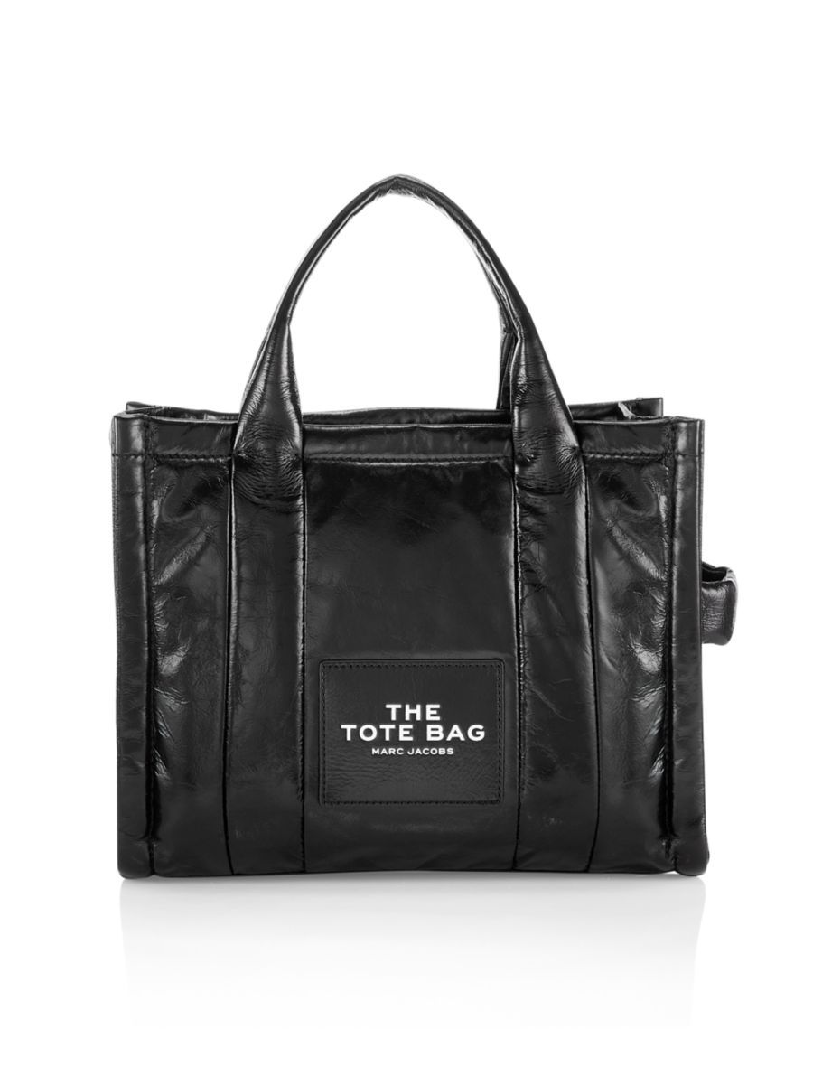 The Shiny Crinkle Medium Tote Bag | Saks Fifth Avenue