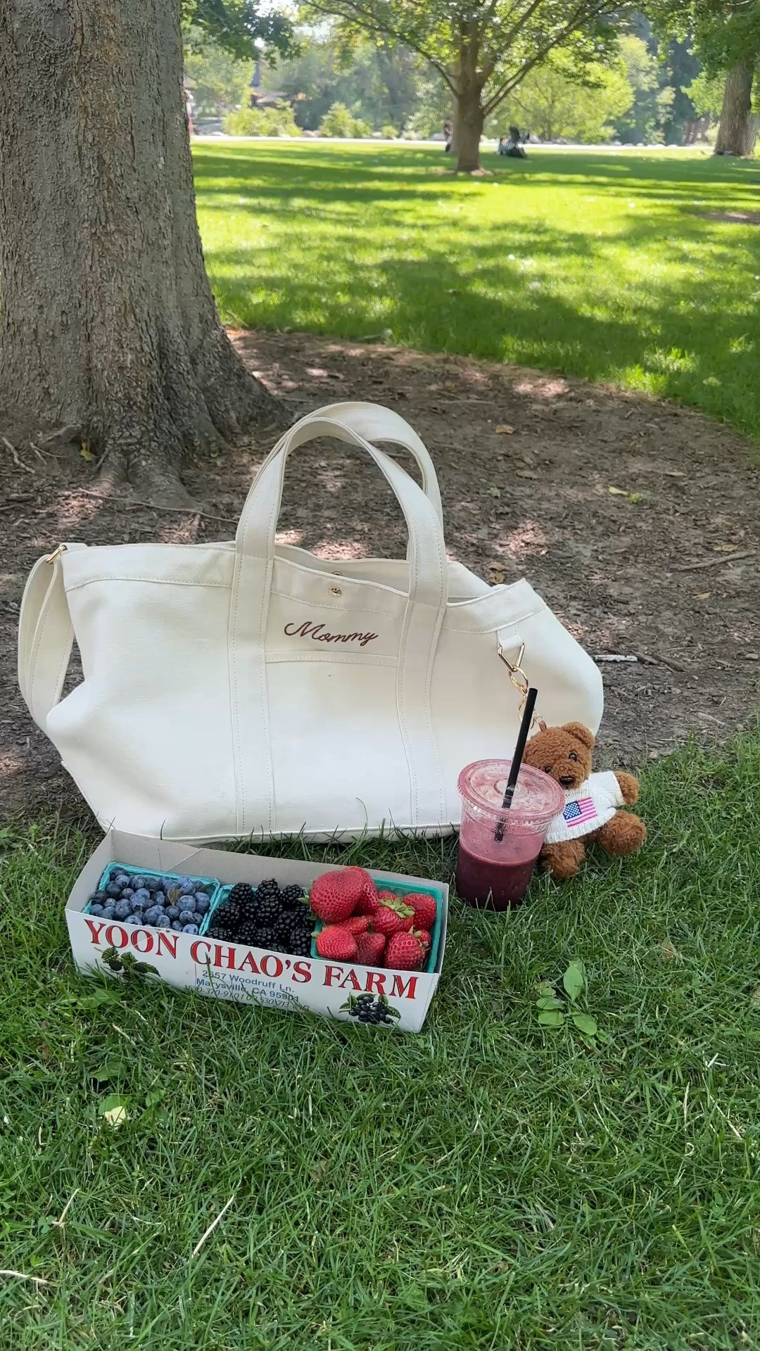 Farmer’s market mornings are my favorite. 🤍 Linking my neutral canvas tote bag, adorable teddy bear keychain, summer outfit, and a few everyday mom essentials over on LTK. If you’re looking for effortless summer style, picnic outfit ideas, or everyday wardrobe staples, everything is linked!

#FarmersMarket #FarmersMarketStyle #SummerStyle #NeutralStyle #MomStyle #EverydayStyle #PicnicAesthetic #BerryPicking #ToteBag #SummerOutfit #CasualStyle #OOTD #WardrobeEssentials #SummerEssentials

#LTKKids #LTKmomlife #LTKdayinmylife