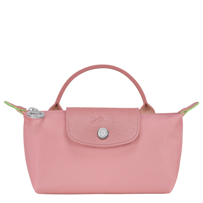 Pouch with handle Le Pliage Green Petal Pink (34175919P72) | Longchamp CA | Longchamp