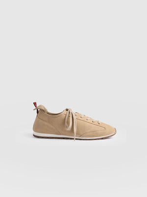 Dalston Retro Trainer - Camel | Saint + Sofia UK