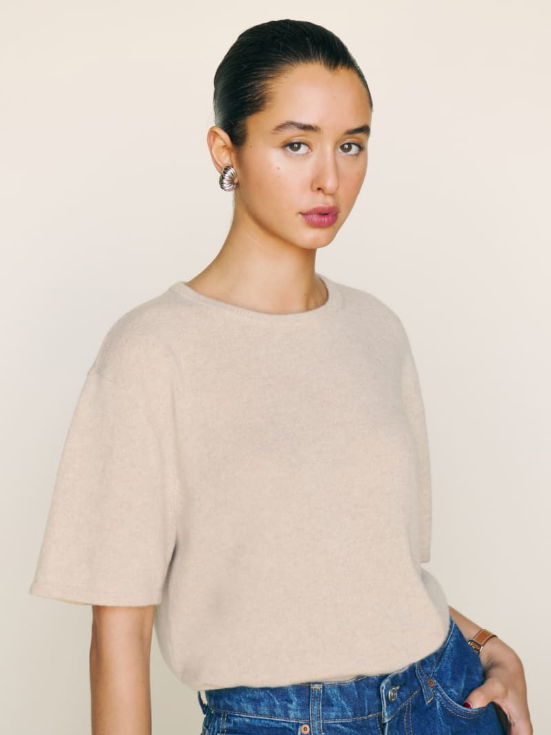 Paco Cashmere Oversized Tee | Reformation (Global)